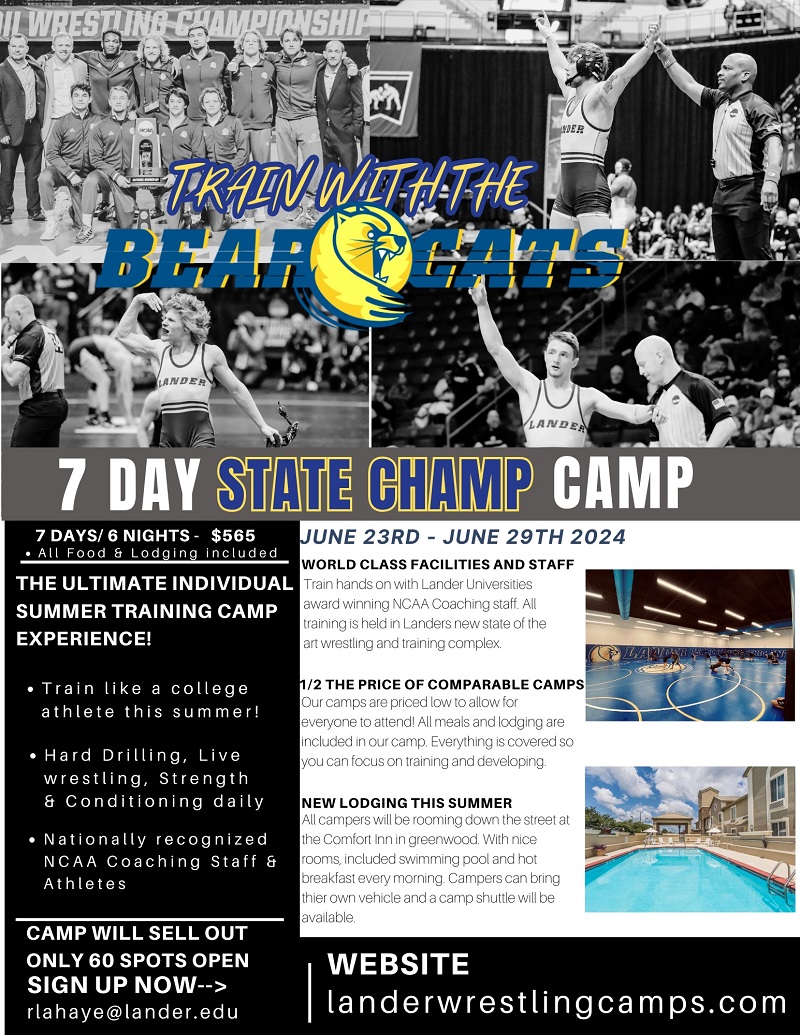 Wrestling Camps and Clinics Summer 2024